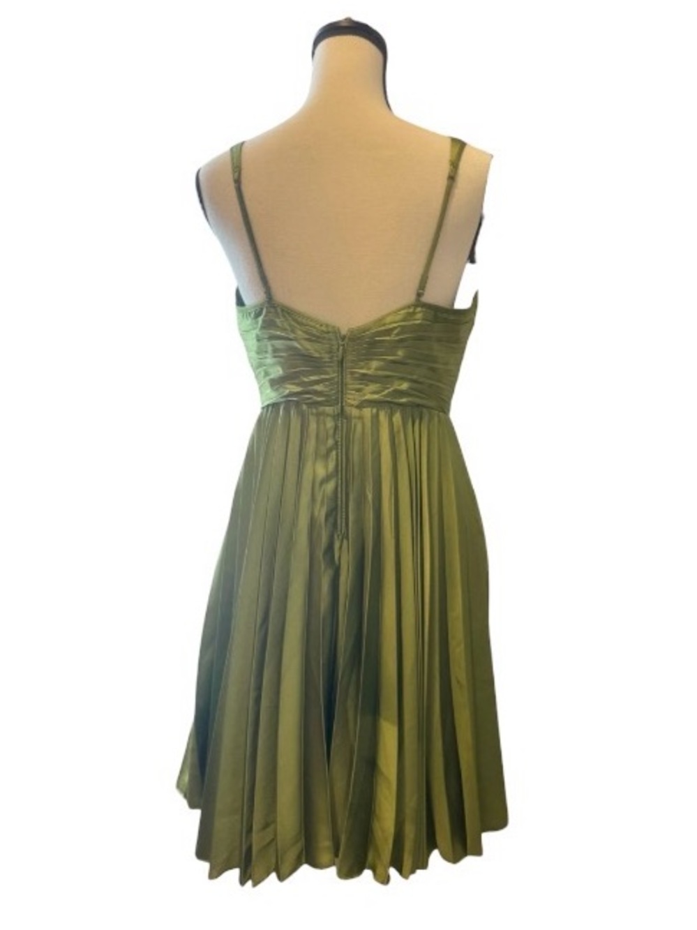 Abercrombie & Fitch satin Giselle dress women’s size MT medium - Picture 9 of 17